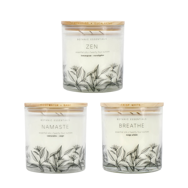 Symple Stuff Botanic Essential Collection Scented Jar Candles Wayfair